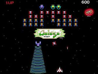 Galaga Wallpaper Stock Photos
