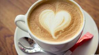 Cappuccino Art Heart HD Wallpaper Background Image