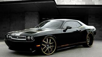 Dodge Challenger Black Car Wallpaper HD