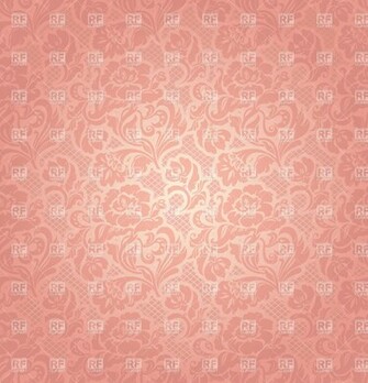 Pink Victorian Wallpaper With Floral Ornament Background