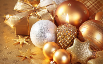 Christmas Ornaments Wallpaper