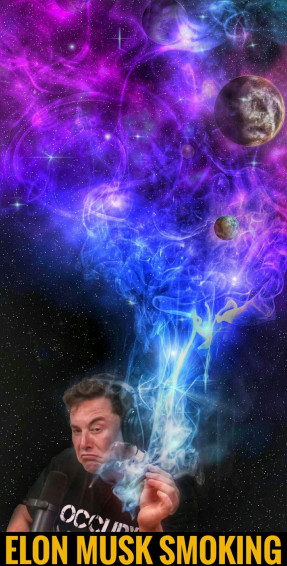 Elon Musk Smoking Elonmusk Spacex Cosmos Filmes De