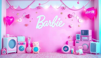 Barbie Pink Background