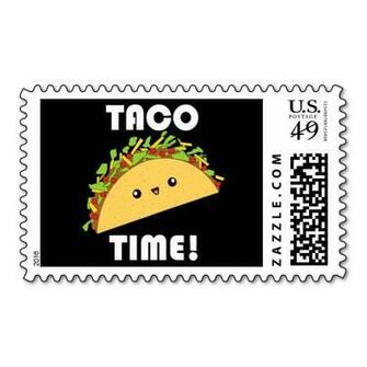Cute Taco Background Kawaii Time