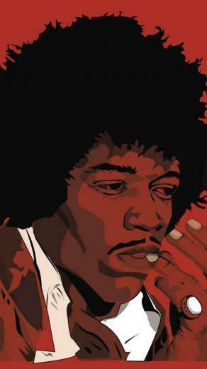 Jimi Hendrix iPhone Wallpaper