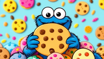 Cute Cookie Monster Wallpaper
