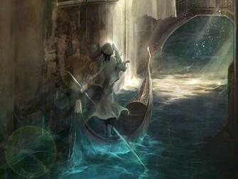 Mystical Woman In Boat Jpg