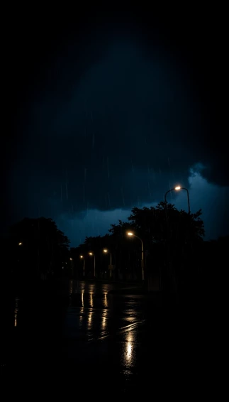 Dark Rainy Wallpaper