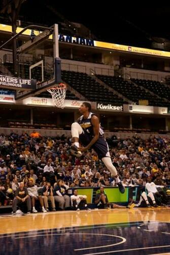 Paul George Dunk Wallpaper Does The Vince