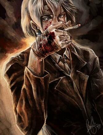 Picture Blood Young Man Chrollo Lucilfer Fantasy