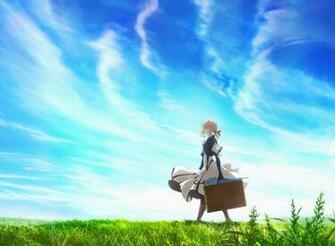 Blonde Hair Blue Eyes Braids Clouds Dress Grass Short