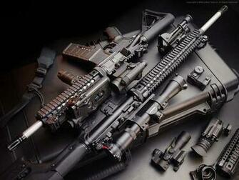 Assault Rifle Computer Wallpaper Desktop Background Id