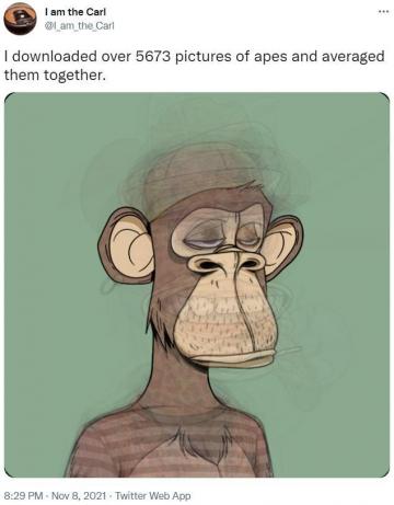 I Ed Over Pictures Of Apes And Averaged Them Together