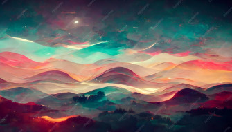 Colorful Calming Abstract Wallpaper