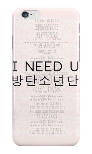 Need U Bts iPhone Cases Skins Model Plus