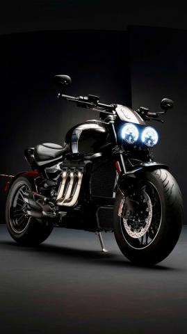 Triumph Rocket Tfc Black 4k Ultra HD Mobile Wallpaper