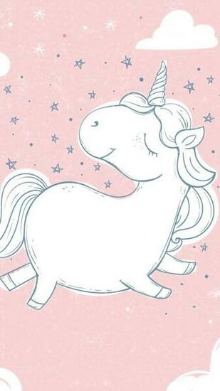 Kawaii Unicorn Wallpaper