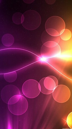 Purple Bubble Desktop Samsung Galaxy S4 Wallpaper