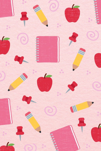 Teacher Pattern In Pink The Shirt Shop