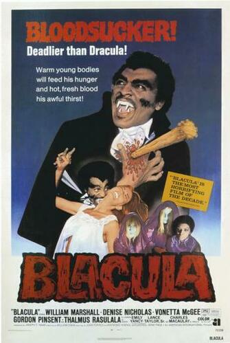 Blacula Blaxploitation B Movie Posters