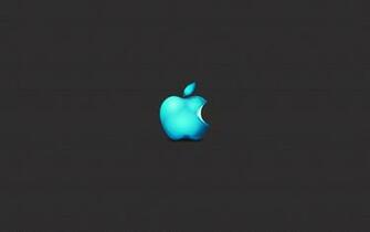 Full HD Wallpaper Computers Apple Mac Logos Blue Black By
