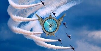 Wallpaper That Combines Awesome Planes Theme And Useful System Widget