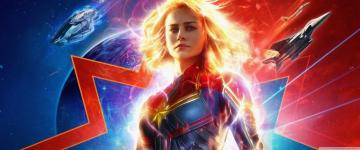 Captain Marvel 4k 5k Ultra HD Desktop Background Wallpaper For