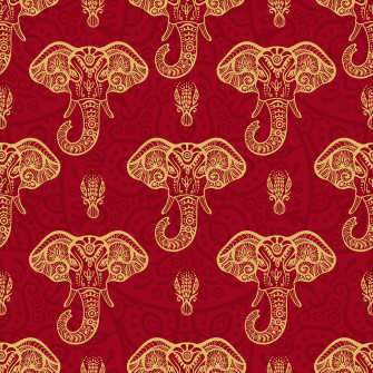 Traditional Wallpaper Dds471 Red And Wine Decor