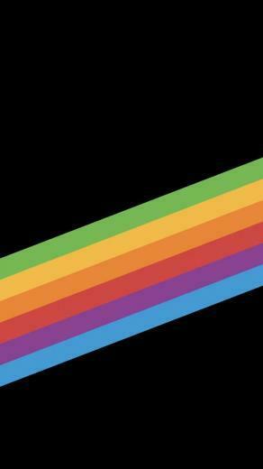 iPhone X Wallpaper Ios11 Rainbow Retina 4k HD