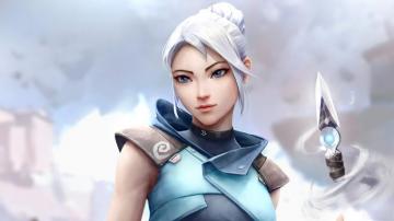 Jett Valorant Video Game Dagger 4k Wallpaper Mocah HD