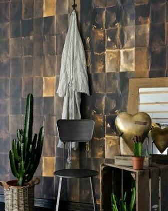 Shibui Copper Natty Polly Wallpaper Australia