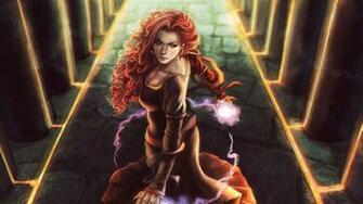 Now Full HD Wallpaper Triss Merigold Red Head Luxury Spell