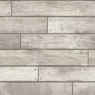 Wallpaper Fine Decor Wooden Plank White