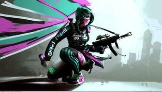 HD Wallpaper Anime Games And Abstract Art 3d Background Anarchy