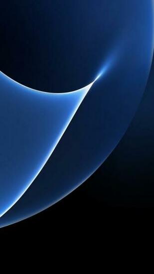 Curve Lights For Samsung Galaxy S7 And Edge Wallpaper