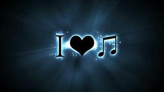 Creative I Love Music Wallpaper Resolution