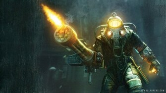 Big Daddy In Bioshock HD Wallpaper IHD