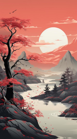 Japanese Inspired Wallpaper R iPhonewallpaper