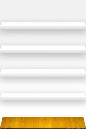 iPhone Mobile Wallpaper Resolution Shelves