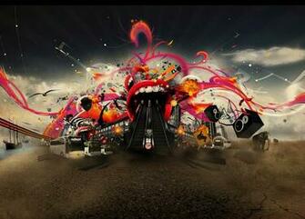 Crazy HD Desktop Background 3d Lips World