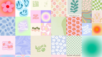 Aesthetic Collage Desktop Wallpaper