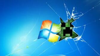 Minecraft Broken Wallpaper