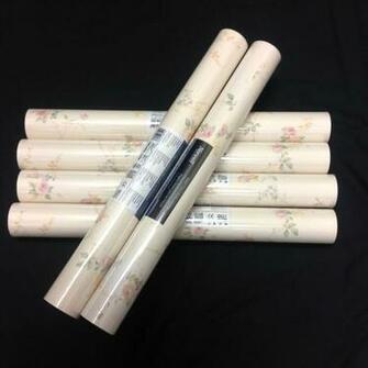 Norwall Wallpaper Pastel Trailing Floral Off Wht Background Cn24623