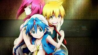 The Main Characters Of Anime Magi Labyrinth Magic Aladdin