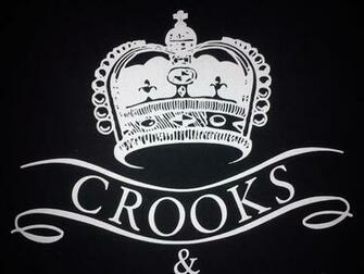Crooks And Castles Logo Wallpaper T Shirt