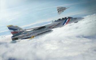 Plane Fighter Sky Tomcat Military Jet Wallpaper Background