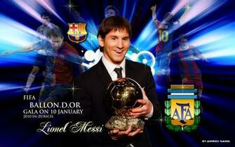 Lionel Messi Fifa Ballon D Or Wallpaper