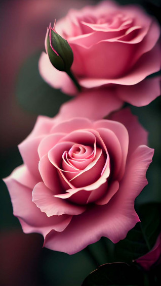 Pink Roses Wallpaper For iPhone