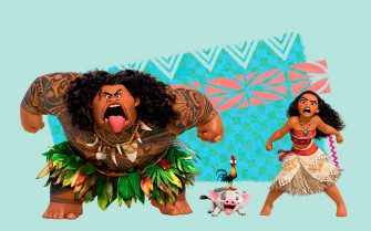 Maui Moana Taunt Pste05j2clawicvr Wallpaper