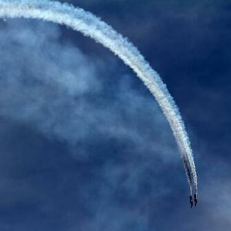 Wallpaper Airplanes Sky Aerobatics Track